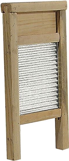 Behrens BWBG7 Galvanized Washboard, 1-1/2 in L, 7-1/2 in W, Wood