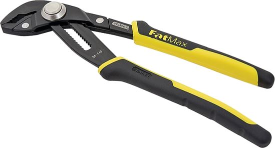 STANLEY 84-649 Joint Plier, 12 in OAL, 2-3/4 in Jaw Opening, Black/Yellow Handle, Ergonomic Handle, 7/8 in W Jaw