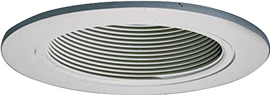 Halo Coilex 993W Baffle Trim Ring, Aluminum Body, White