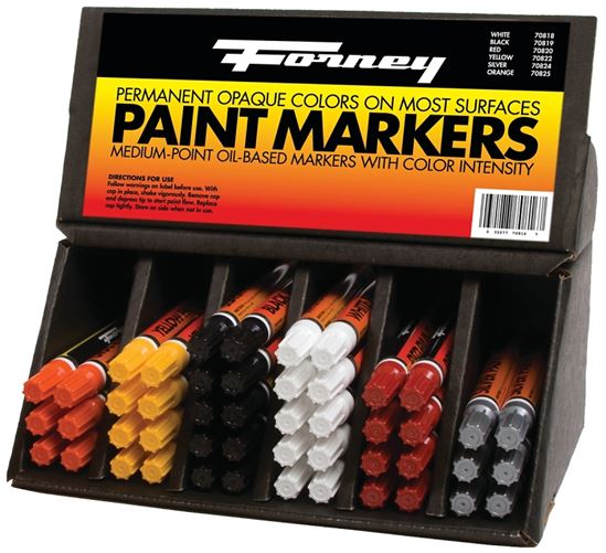 Forney 70816 Marker Paint Assortment, Assorted