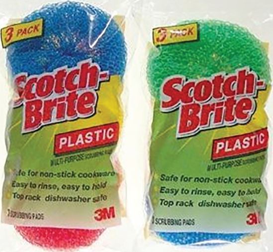 Scotch-Brite 215FW Scrub Pad, Assorted