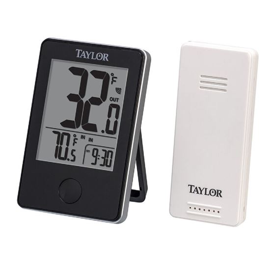 Taylor 1730 Wireless Thermometer, Digital, 32 to 122 deg F