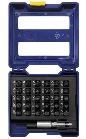 Irwin IWAF1331 Insert Bit Set, 31-Piece, Steel, Zinc