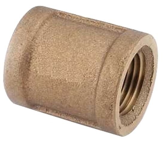 Anderson Metals 738103-12 Pipe Coupling, 3/4 in, FIP