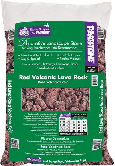 Pavestone 54341 Lava Rock, Red