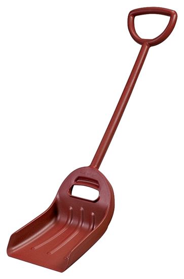 Poly Pro Tools P6984R Scoop Shovel, 14 in W Blade, 18 in L Blade, Polymer Blade, Polymer Handle, D-Shaped Handle