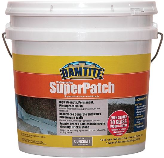 Damtite 04152 Patch, Concrete, 15 lb Pail