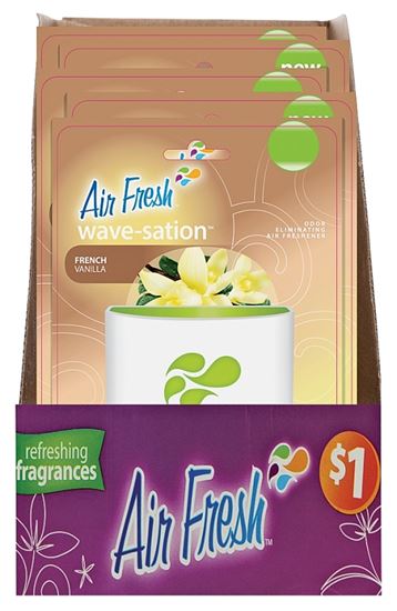 Air Fresh 9581 Air Freshener, French Vanilla, Pack of 12