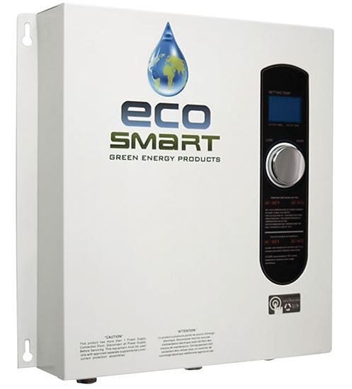 Ecosmart ECO 27 Electric Water Heater, 113 A, 240 V, 27 W, 99.8 % Energy Efficiency, 0.3 gpm