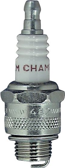 Champion J19LM Spark Plug, 0.027 to 0.033 in Fill Gap, 0.551 in Thread, 0.813 in Hex, Copper, For: 4-Cycle Engines, Pack of 24