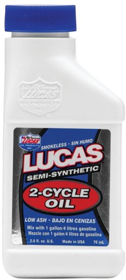 Lucas Oil 10058 2-Cycle Engine Oil, 2.6 oz, Pack of 24