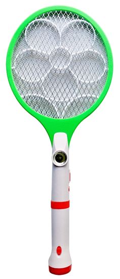 Landscapers Select 2011 Electric Mosquito Swatter with LED Light and Torch, 9.65 in L Mesh, 9-1/4 in W Mesh, Pack of 50