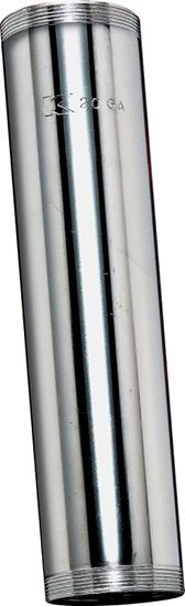 Plumb Pak PP10-12CP Pipe Extension Tube, 1-1/4 in, 12 in L, Threaded, Brass, Chrome