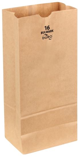 Duro Bag 71016 Heavy-Duty SOS Bag, Virgin Paper, Kraft