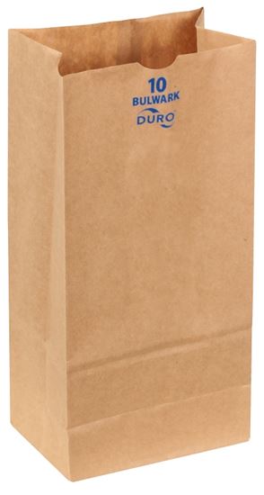 Duro Bag 71010 Heavy-Duty SOS Bag, Virgin Paper, Kraft