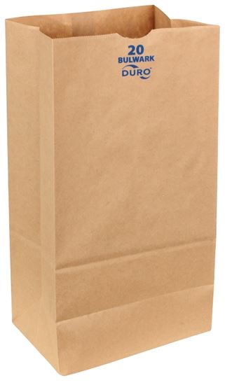 Duro Bag 71020 Heavy-Duty SOS Bag, Virgin Paper, Kraft