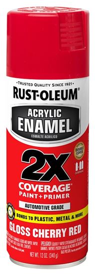 Rust-Oleum 271920 Automotive Spray Paint, Gloss, Red, 12 oz, Can