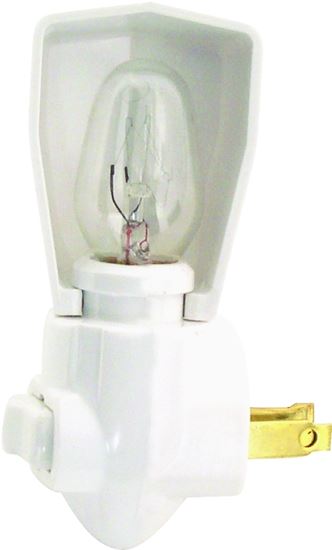 Eaton Wiring Devices BP850W Night Light, 15 A, 125 V, 4 W, Incandescent Lamp, White Light, Plastic Fixture