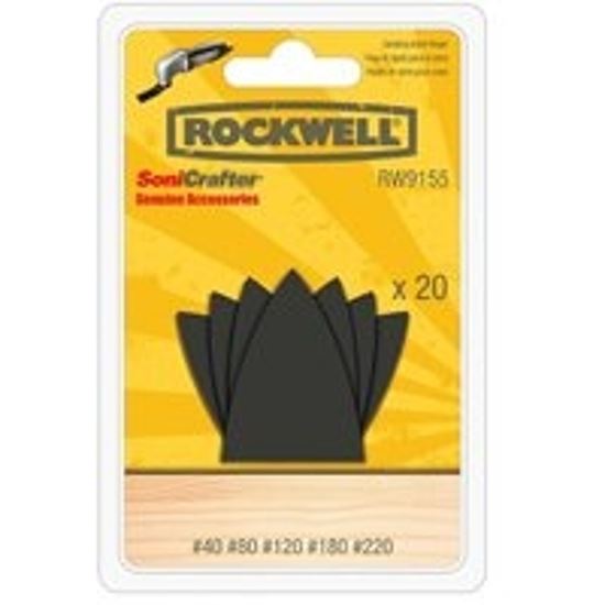 Rockwell RW9155 Finger Sanding Sheet, 7.7 in L