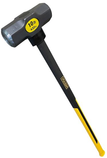 Vulcan 0703124 Sledge Hammer, Fiberglass Handle, 10 lb, Pack of 2