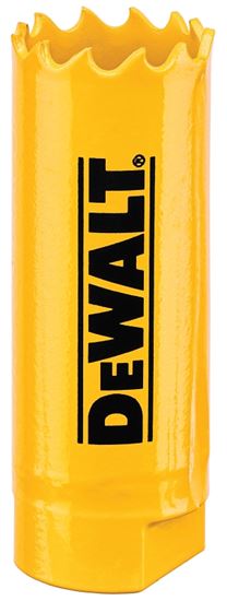 DeWALT DAH180012 Hole Saw, 3/4 in Dia, 1-3/4 in D Cutting, 1/2-20 Arbor, 4/5 TPI, HSS Cutting Edge