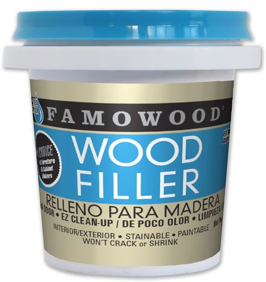 Famowood 40042142 Wood Filler, Paste, Walnut, 0.25 pt