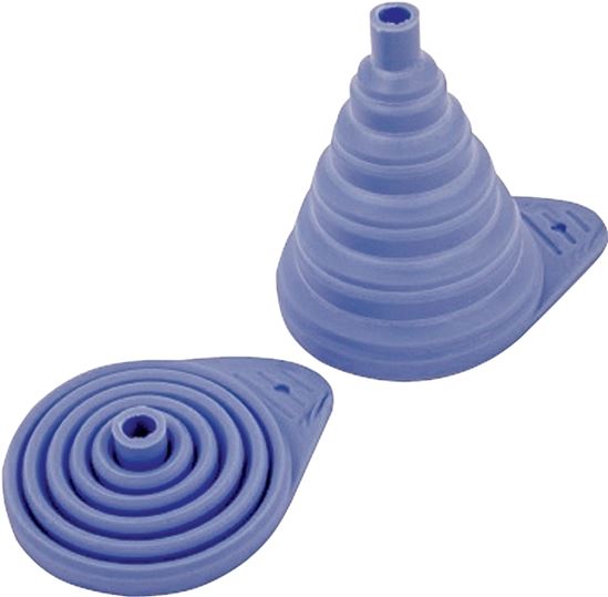Chef Craft 21653 Collapsible Funnel, 3 in Dia, Plastic, Pack of 12