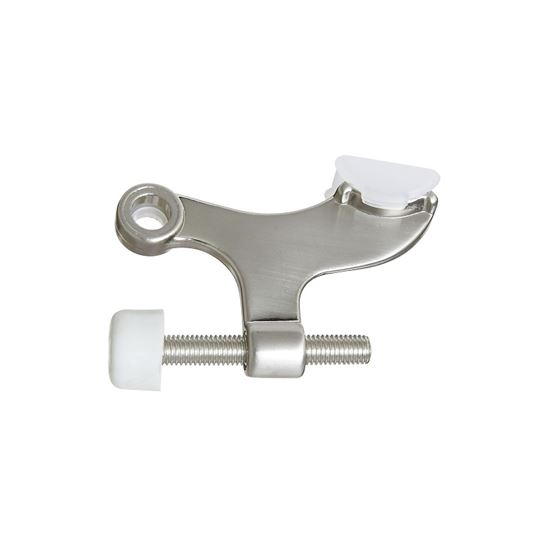 National Hardware N325-589 Hinge Pin Door Stop, Zinc, Satin Nickel