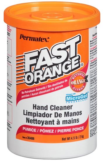 Fast Orange 35406 Hand Cleaner, Paste, White, Orange, 4.5 lb, Tub