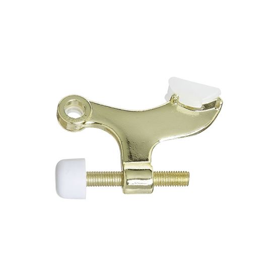 National Hardware N279-737 Hinge Pin Door Stop, Zinc, Brass