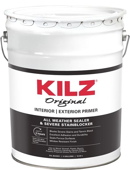 Kilz 10090 Primer, White, 5 gal