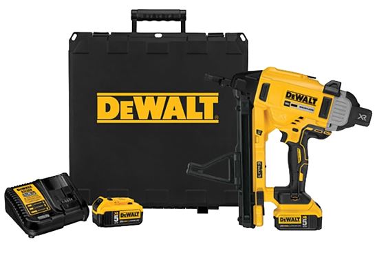 DeWALT DCN891P2 Concrete Nailer Kit, Battery Included, 20 V, 5 Ah, 33 Magazine, 15 deg Collation, Nail Fastener