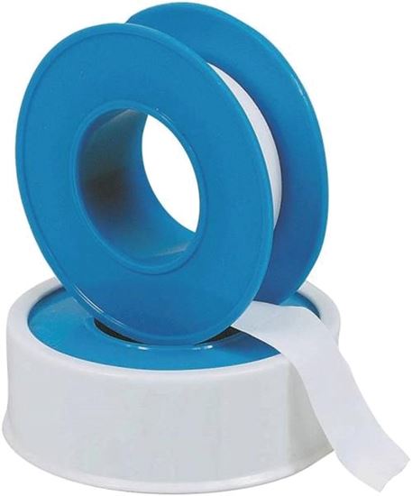 Harvey 017400-24 Thread Seal Tape, 520 in L, 1 in W, PTFE, Blue/White