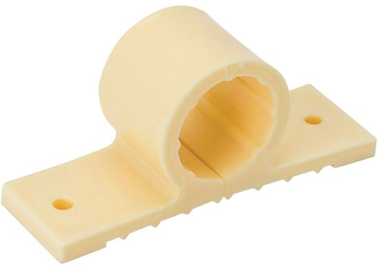 B & K P28-100HC 2-Hole Standard Pipe Clamp, Polypropylene, 1 in Pipe/Conduit