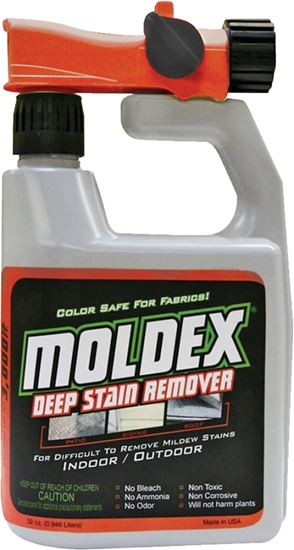 Moldex 5330 Non-Bleach Outdoor Wash, 32 oz, Liquid, Mild, Opaque White, Pack of 6