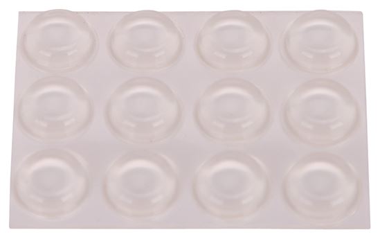 Prosource FE-50762B-PS Furniture Bumper Pad, 1/2 in, Disk, PU