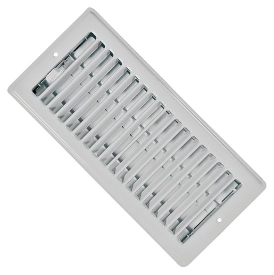 Imperial RG0128 Ceiling Register, 4-1/4 in L, 11-1/4 in W, Steel, White