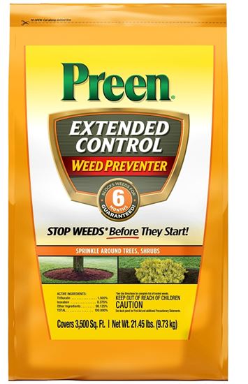 Preen Extended Control 24-64231 Weed Preventer, Granular, 21.45 lb Bag