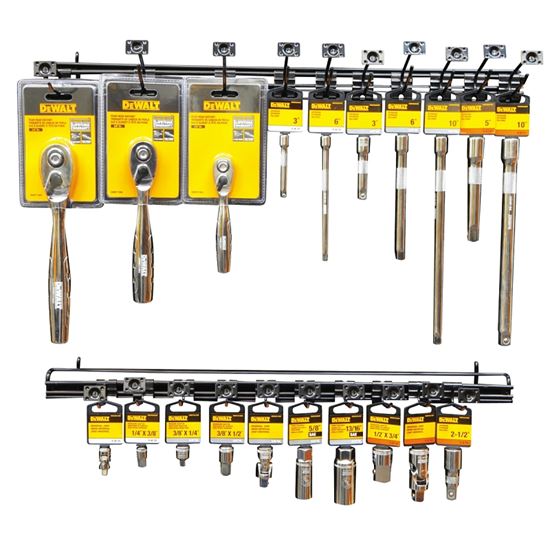 DeWALT DWMT74203 Socket Accessory Set, Specifications: 1/4, 3/8 in Drive Size