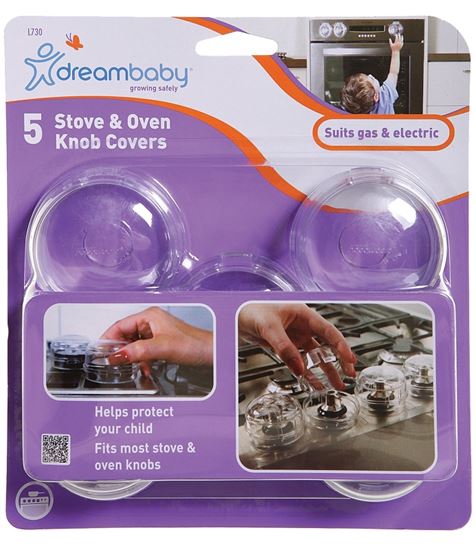 Dreambaby L730A Stove Knob Cover, Plastic, Clear