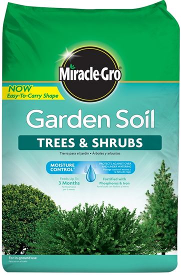 Miracle-Gro 76059430 Garden Soil, 1.5 cu-ft Coverage Area, Brown Bag