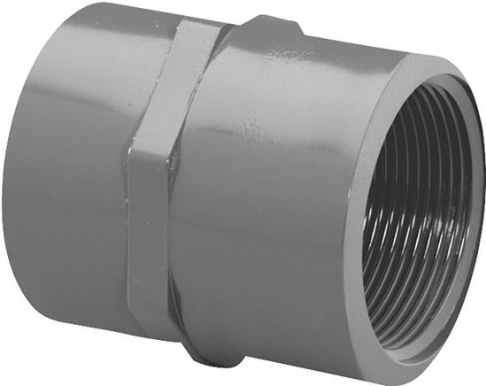 Lasco 835005BC Pipe Adapter, 1/2 in, Slip x FIP, PVC, SCH 80 Schedule