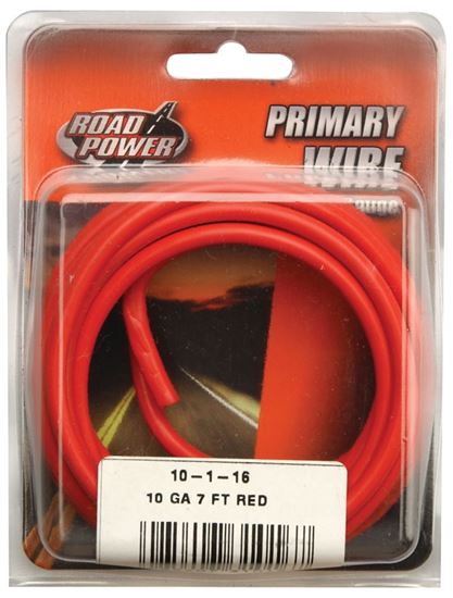 Road Power 55672133/10-1-16 Electrical Wire, 10 AWG Wire, 1-Conductor, 25/60 VAC/VDC, Copper Conductor, Red Sheath