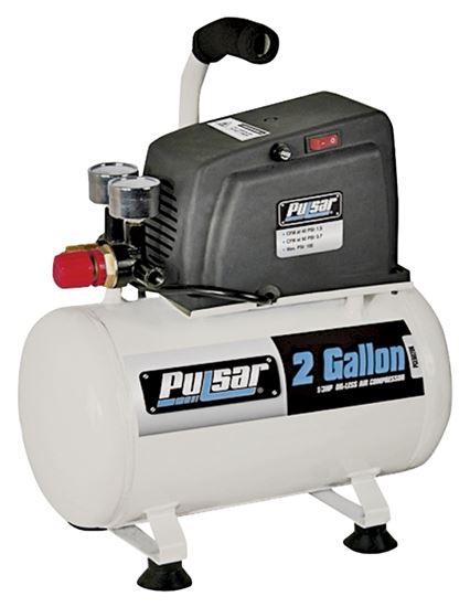 Pulsar PCE6021K/6020K Portable Air Compressor, Tool Only, 2 gal Tank, 1/3 hp, 120 V, 100 psi Pressure, 1.5 cfm Air