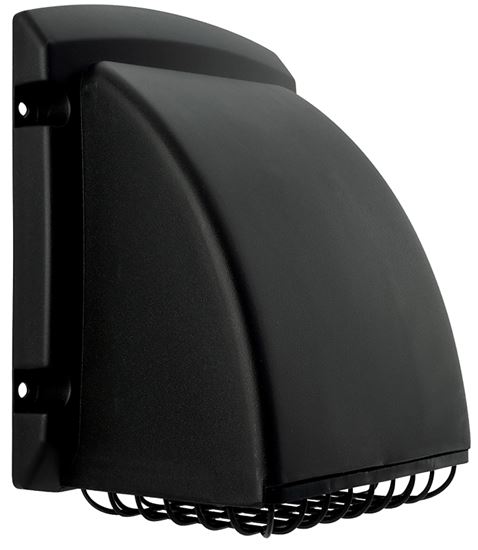 Dundas Jafine ProMax PROFESSIONAL Series PMH4BLKXZ Exhaust Hood, 6-1/4 in W Hood, 4-1/4 in D Hood, 6-3/4 in H Hood, 1/EA