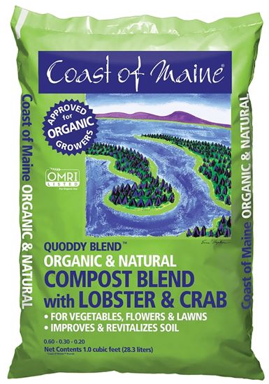 Coast of Maine 1CBLC Quoddy Blend Lobster Compost, 1 cu-ft Bag