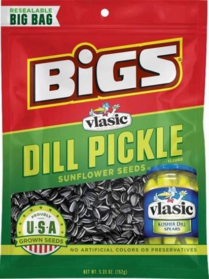 Bigs 55002 Sunflower Seed, Dill Pickle, 5.35 oz, Pack of 12