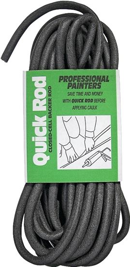 Quick R BR58060 Backer Rod, 5/8 in Dia, 60 ft L