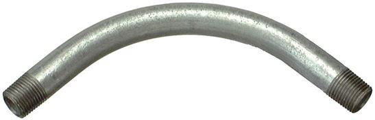 Halex 64110 Rigid Elbow, 90 deg Angle, 1 in, Steel, Galvanized