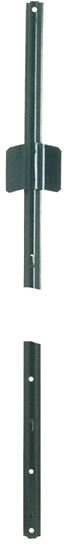 Jackson Wire 14026045 U-Post, 5 ft H, Steel, Green, Plain, Pack of 10